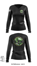 PAY YA SELF 50021856 Women's Long Sleeve V-neck Shirt - 1