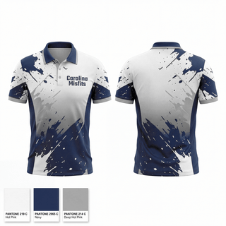 Short Sleeve Performance Polo, Carolina Misfits, Softball, Teamtime, Team time, sublimation, custom sports apparel, team uniforms, spirit wear, spiritwear, sports uniforms, custom shirts, team store, custom team store, fundraiser sports, apparel fundraiser