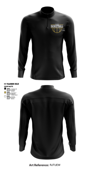 Quarter Zip Jacket, Ball Placement, Men's Basketball, Teamtime, Team time, sublimation, custom sports apparel, team uniforms, spirit wear, spiritwear, sports uniforms, custom shirts, team store, custom team store, fundraiser sports, apparel fundraiser