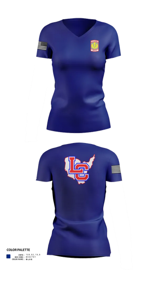 Womens Short Sleeve Vneck Shirt, Lewis County Lions, , Teamtime, Team time, sublimation, custom sports apparel, team uniforms, spirit wear, spiritwear, sports uniforms, custom shirts, team store, custom team store, fundraiser sports, apparel fundraiser