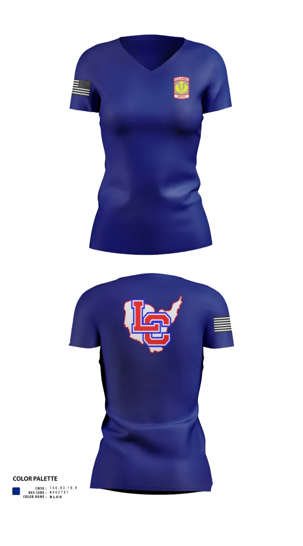 Womens Short Sleeve Vneck Shirt, Lewis County Lions, , Teamtime, Team time, sublimation, custom sports apparel, team uniforms, spirit wear, spiritwear, sports uniforms, custom shirts, team store, custom team store, fundraiser sports, apparel fundraiser