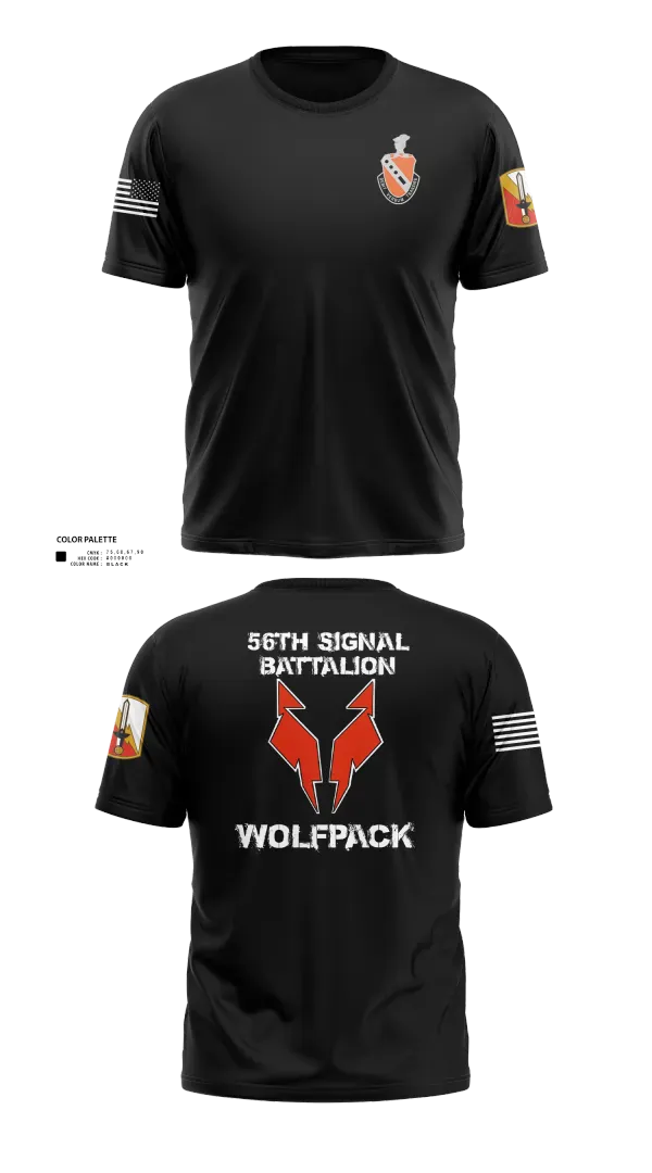 Old School Cotton Feel Shirt, 56th Signal Battalion, Army, Teamtime, Team time, sublimation, custom sports apparel, team uniforms, spirit wear, spiritwear, sports uniforms, custom shirts, team store, custom team store, fundraiser sports, apparel fundraiser