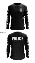 Fort Walton Beach Police Department 16599303 Long Sleeve Performance Shirt - 8