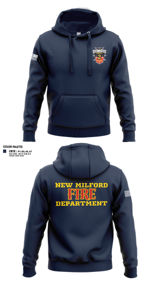Hoodie, New Milford Fire department, Fire Department, Teamtime, Team time, sublimation, custom sports apparel, team uniforms, spirit wear, spiritwear, sports uniforms, custom shirts, team store, custom team store, fundraiser sports, apparel fundraiser