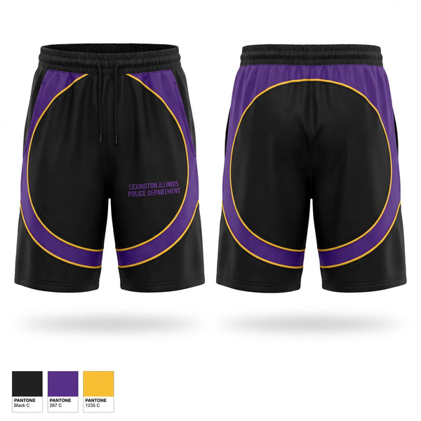 Athletic Shorts With Pockets, Lexington Illinois Police Department, Police, Teamtime, Team time, sublimation, custom sports apparel, team uniforms, spirit wear, spiritwear, sports uniforms, custom shirts, team store, custom team store, fundraiser sports, apparel fundraiser