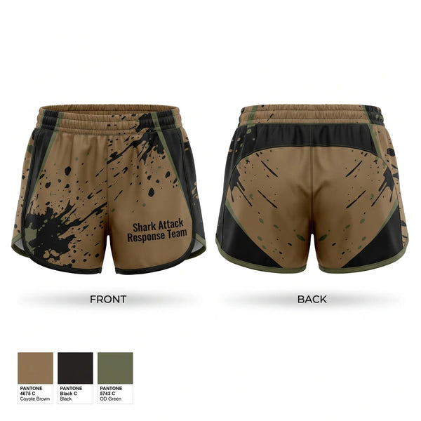 Womens Shorts, Shark Attack Response Team, , Teamtime, Team time, sublimation, custom sports apparel, team uniforms, spirit wear, spiritwear, sports uniforms, custom shirts, team store, custom team store, fundraiser sports, apparel fundraiser
