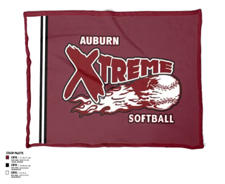 Blanket, Auburn Xtreme, Softball, Teamtime, Team time, sublimation, custom sports apparel, team uniforms, spirit wear, spiritwear, sports uniforms, custom shirts, team store, custom team store, fundraiser sports, apparel fundraiser