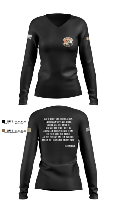 166 SFS 40532858 Women's Long Sleeve V-neck Shirt - 4