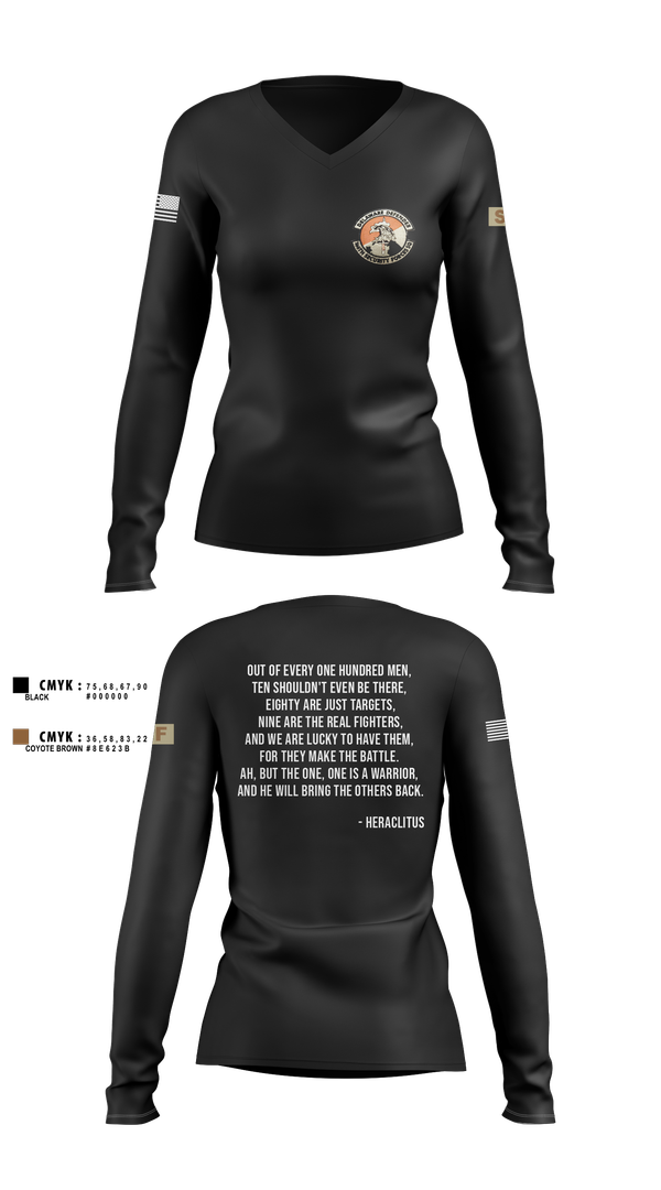 Womens Long Sleeve Vneck Shirt, 166 SFS, , Teamtime, Team time, sublimation, custom sports apparel, team uniforms, spirit wear, spiritwear, sports uniforms, custom shirts, team store, custom team store, fundraiser sports, apparel fundraiser