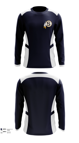 Long Sleeve Performance Shirt, Sterling Boys Basketball, Men's Basketball, Teamtime, Team time, sublimation, custom sports apparel, team uniforms, spirit wear, spiritwear, sports uniforms, custom shirts, team store, custom team store, fundraiser sports, apparel fundraiser
