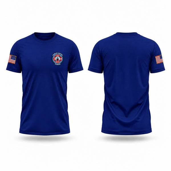Short Sleeve Performance Shirt, Jupiter Fire Rescue, Fire Department, Teamtime, Team time, sublimation, custom sports apparel, team uniforms, spirit wear, spiritwear, sports uniforms, custom shirts, team store, custom team store, fundraiser sports, apparel fundraiser