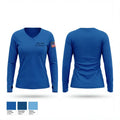 Long Lake Vol. Fire Dept. 1873926 Women's Long Sleeve V-neck Shirt - 1
