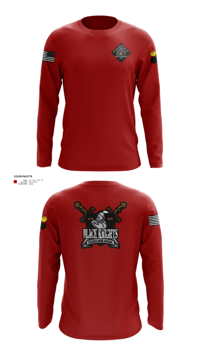 B Co 832nd OD BN 19793865 Long Sleeve Performance Shirt 26
