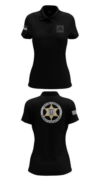 Womens Short Sleeve Performance Polo, Wayne County Sheriff’s Department, Police, Teamtime, Team time, sublimation, custom sports apparel, team uniforms, spirit wear, spiritwear, sports uniforms, custom shirts, team store, custom team store, fundraiser sports, apparel fundraiser
