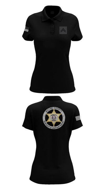 Wayne County Sheriff’s Department 8145507 Women's Short Sleeve Performance Polo  - 33
