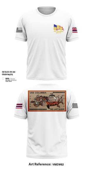 Short Sleeve Performance Shirt, USS Columbia, , Teamtime, Team time, sublimation, custom sports apparel, team uniforms, spirit wear, spiritwear, sports uniforms, custom shirts, team store, custom team store, fundraiser sports, apparel fundraiser
