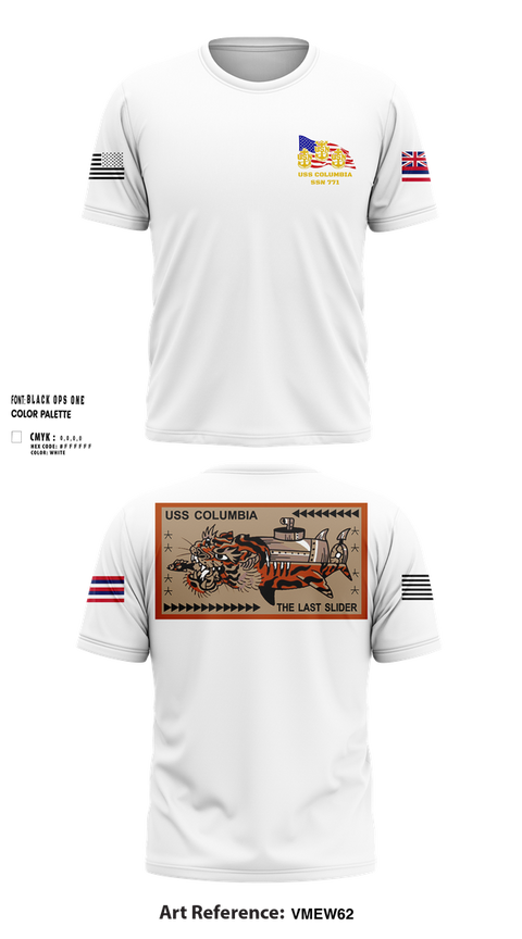 Short Sleeve Performance Shirt, USS Columbia, , Teamtime, Team time, sublimation, custom sports apparel, team uniforms, spirit wear, spiritwear, sports uniforms, custom shirts, team store, custom team store, fundraiser sports, apparel fundraiser