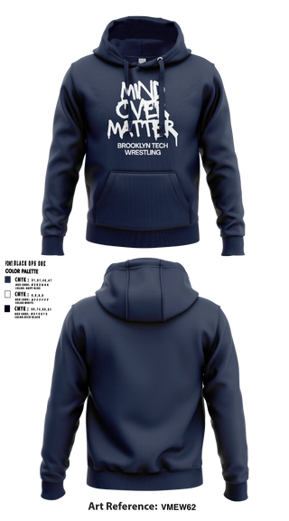 Hoodie, Brooklyn Tech, Wrestling, Teamtime, Team time, sublimation, custom sports apparel, team uniforms, spirit wear, spiritwear, sports uniforms, custom shirts, team store, custom team store, fundraiser sports, apparel fundraiser