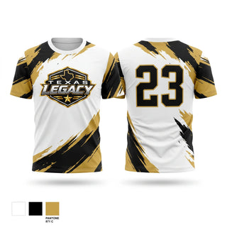 Short Sleeve Performance Shirt, Texas Legacy, Men's Soccer, Teamtime, Team time, sublimation, custom sports apparel, team uniforms, spirit wear, spiritwear, sports uniforms, custom shirts, team store, custom team store, fundraiser sports, apparel fundraiser