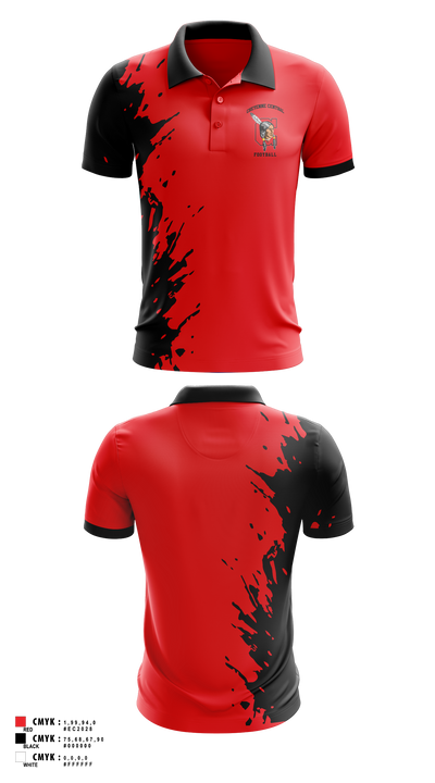 Cheyenne Central Short Sleeve Performance Polo - 3