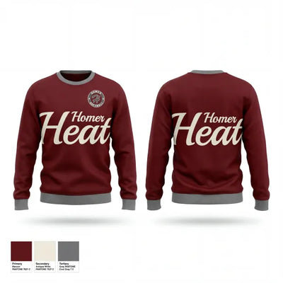 Homer Heat 75539794 Crew Neck Sweatshirt - 1