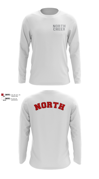Long Sleeve Performance Shirt, North Attleborough High School Cheer, Cheer, Teamtime, Team time, sublimation, custom sports apparel, team uniforms, spirit wear, spiritwear, sports uniforms, custom shirts, team store, custom team store, fundraiser sports, apparel fundraiser