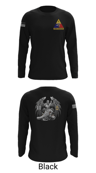 Long Sleeve Performance Shirt, HHC BDE, 1AD CAB, Army, Teamtime, Team time, sublimation, custom sports apparel, team uniforms, spirit wear, spiritwear, sports uniforms, custom shirts, team store, custom team store, fundraiser sports, apparel fundraiser