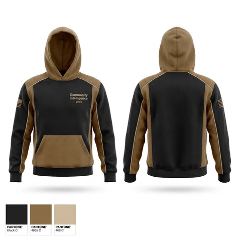 Hoodie, Community intelligence unit, , Teamtime, Team time, sublimation, custom sports apparel, team uniforms, spirit wear, spiritwear, sports uniforms, custom shirts, team store, custom team store, fundraiser sports, apparel fundraiser