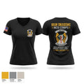 1-501st Iron Dragons NCO Corps Women's Short Sleeve V-neck Shirt - 1