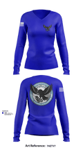 Critical Incident Intelligence Unit 55950160 Women's Long Sleeve V-neck Shirt - 104