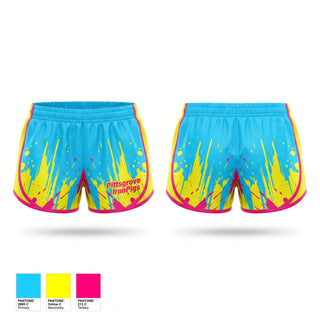 Womens Shorts, Pittsgrove IronPigs, Baseball, Teamtime, Team time, sublimation, custom sports apparel, team uniforms, spirit wear, spiritwear, sports uniforms, custom shirts, team store, custom team store, fundraiser sports, apparel fundraiser