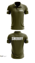 Clay County Courts Short Sleeve Performance Polo - 3