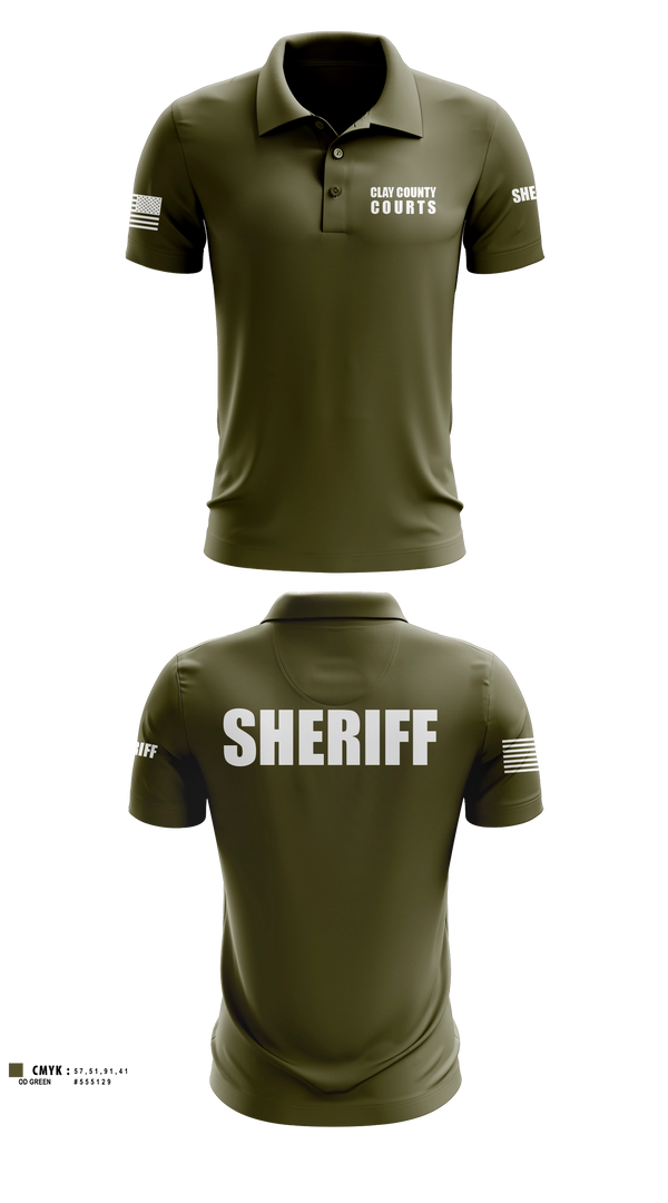 Short Sleeve Performance Polo, Clay County Courts, Police, Teamtime, Team time, sublimation, custom sports apparel, team uniforms, spirit wear, spiritwear, sports uniforms, custom shirts, team store, custom team store, fundraiser sports, apparel fundraiser