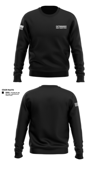 Crew Neck Sweatshirt, Cattaraugus County Sheriff Office, Police, Teamtime, Team time, sublimation, custom sports apparel, team uniforms, spirit wear, spiritwear, sports uniforms, custom shirts, team store, custom team store, fundraiser sports, apparel fundraiser