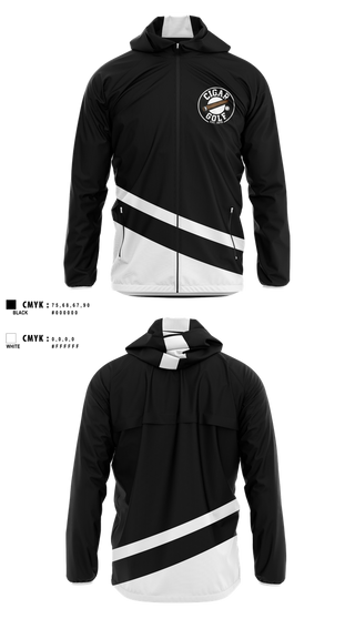 Windbreaker, CIGAR GOLFCIGAR GOLF, Golf, Teamtime, Team time, sublimation, custom sports apparel, team uniforms, spirit wear, spiritwear, sports uniforms, custom shirts, team store, custom team store, fundraiser sports, apparel fundraiser