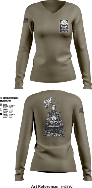 Womens Long Sleeve Vneck Shirt, Housatonic, Police, Teamtime, Team time, sublimation, custom sports apparel, team uniforms, spirit wear, spiritwear, sports uniforms, custom shirts, team store, custom team store, fundraiser sports, apparel fundraiser
