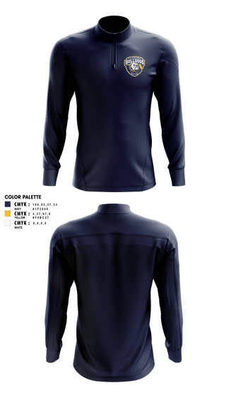 Quarter Zip Jacket, Florida Bulldogs Hockey, Ice Hockey, Teamtime, Team time, sublimation, custom sports apparel, team uniforms, spirit wear, spiritwear, sports uniforms, custom shirts, team store, custom team store, fundraiser sports, apparel fundraiser