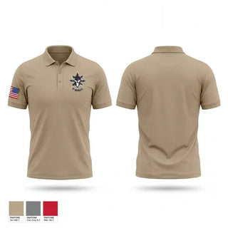 Short Sleeve Performance Polo, C Co. 2-153rd Infantry, National Guard, Teamtime, Team time, sublimation, custom sports apparel, team uniforms, spirit wear, spiritwear, sports uniforms, custom shirts, team store, custom team store, fundraiser sports, apparel fundraiser