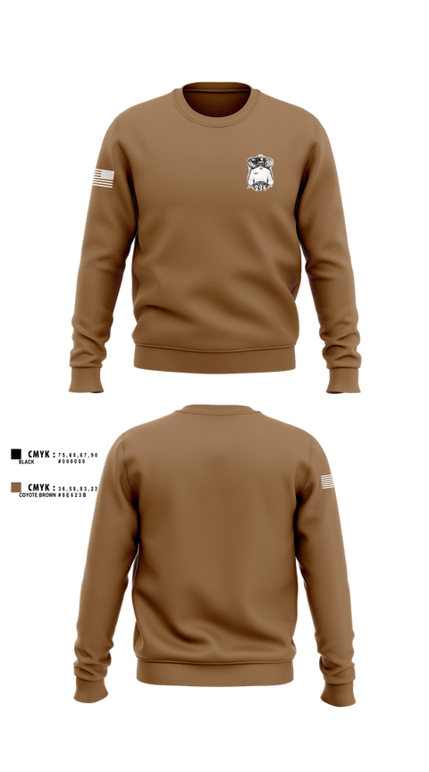 Crew Neck Sweatshirt, 998th Field Feeding, Army, Teamtime, Team time, sublimation, custom sports apparel, team uniforms, spirit wear, spiritwear, sports uniforms, custom shirts, team store, custom team store, fundraiser sports, apparel fundraiser