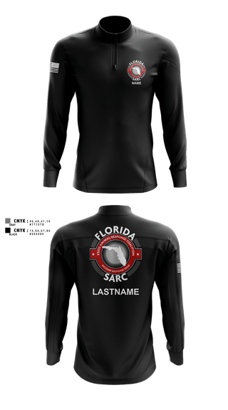 Quarter Zip Jacket, Florida State Animal Response Coalition, , Teamtime, Team time, sublimation, custom sports apparel, team uniforms, spirit wear, spiritwear, sports uniforms, custom shirts, team store, custom team store, fundraiser sports, apparel fundraiser