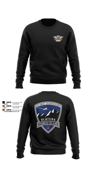 Crew Neck Sweatshirt, 2-10 AHB Knighthawks, Army, Teamtime, Team time, sublimation, custom sports apparel, team uniforms, spirit wear, spiritwear, sports uniforms, custom shirts, team store, custom team store, fundraiser sports, apparel fundraiser