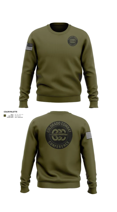 Colorado Combat Conference 90728248 Crew Neck Sweatshirt - 22