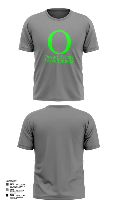 Ocean Breeze Wave Runners 62388964 Short Sleeve Performance Shirt - 3