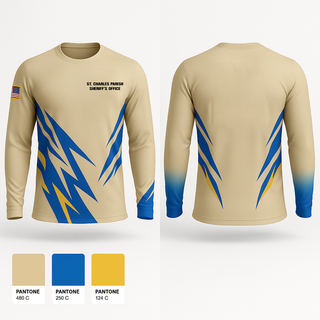 Long Sleeve Performance Shirt, St Charles Parish Sheriff’s Office, , Teamtime, Team time, sublimation, custom sports apparel, team uniforms, spirit wear, spiritwear, sports uniforms, custom shirts, team store, custom team store, fundraiser sports, apparel fundraiser