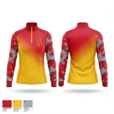 Arizona Christian University Track & Field 16486374 Quarter Zip Jacket - 1