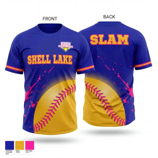 Old School Cotton Feel Shirt, Slam, Softball, Teamtime, Team time, sublimation, custom sports apparel, team uniforms, spirit wear, spiritwear, sports uniforms, custom shirts, team store, custom team store, fundraiser sports, apparel fundraiser