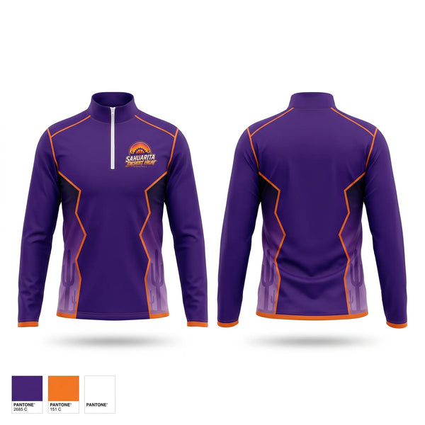 Quarter Zip Jacket, Sahuarita Desert Heat, Men's Basketball, Teamtime, Team time, sublimation, custom sports apparel, team uniforms, spirit wear, spiritwear, sports uniforms, custom shirts, team store, custom team store, fundraiser sports, apparel fundraiser