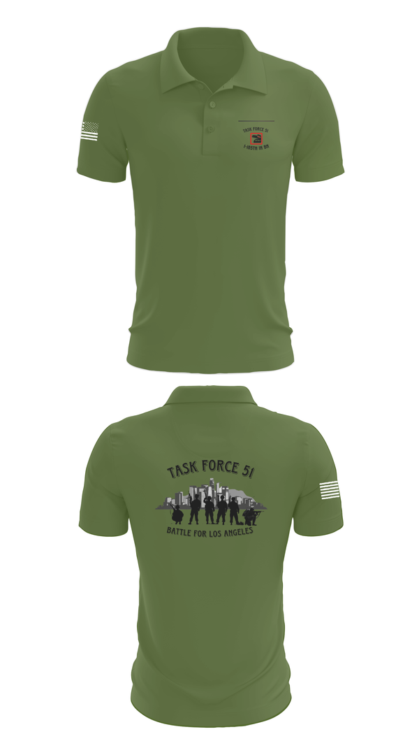 Short Sleeve Performance Polo, 1-185th IN BN, , Teamtime, Team time, sublimation, custom sports apparel, team uniforms, spirit wear, spiritwear, sports uniforms, custom shirts, team store, custom team store, fundraiser sports, apparel fundraiser