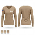 Njrotc 22242633 Women's Long Sleeve V-neck Shirt - 1