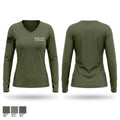 Walker county Sheriff office Women's Long Sleeve V-neck Shirt - 1